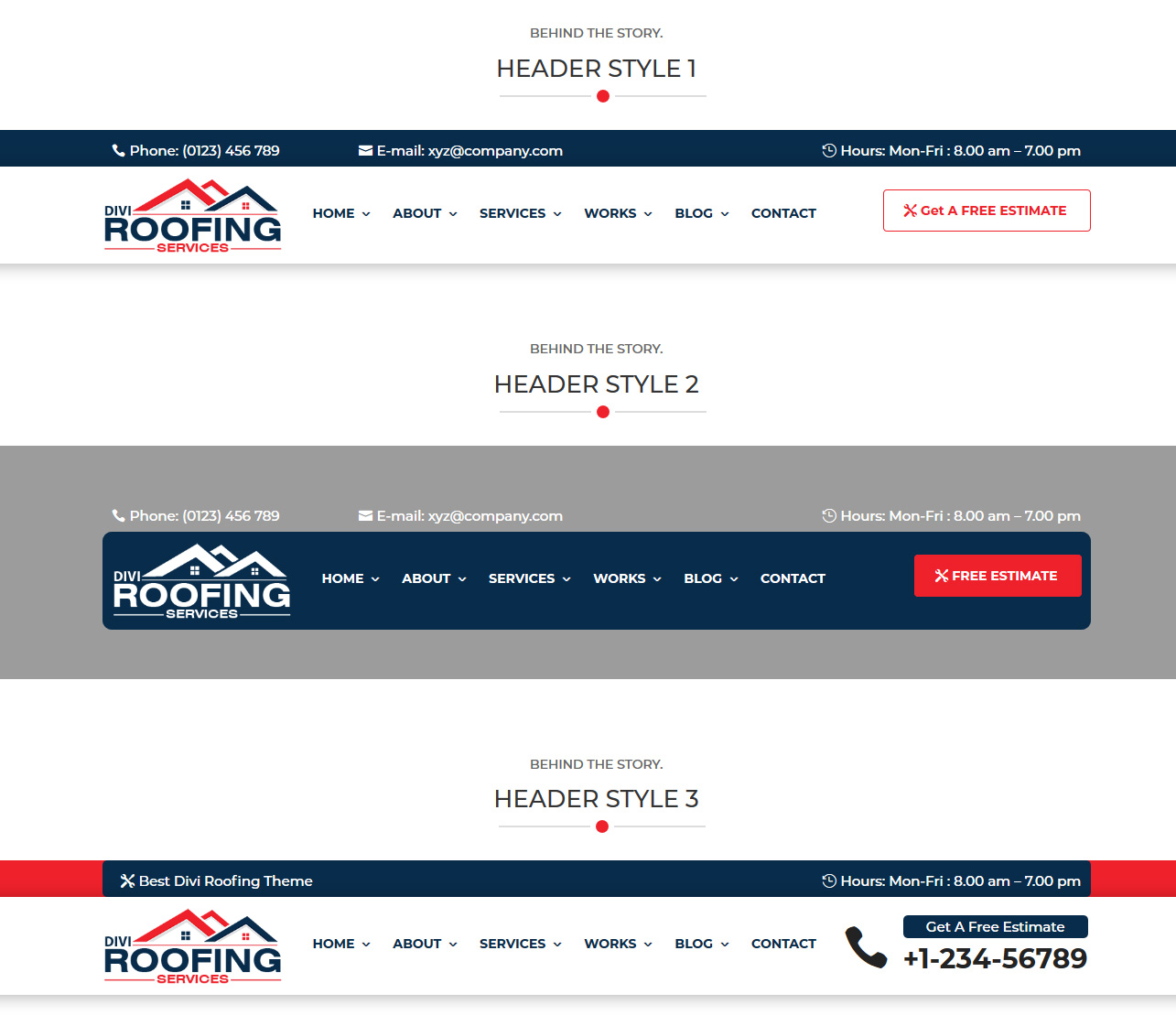 Divi Roofing Theme