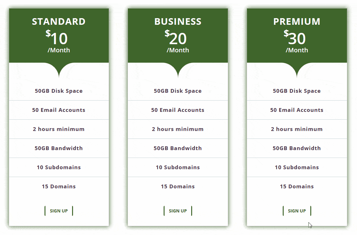 Divi Pricing Tables Layouts Pack
