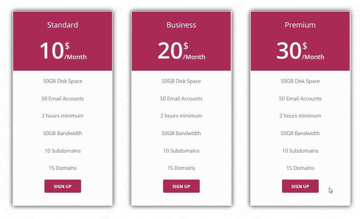 Divi Pricing Tables Layouts Pack