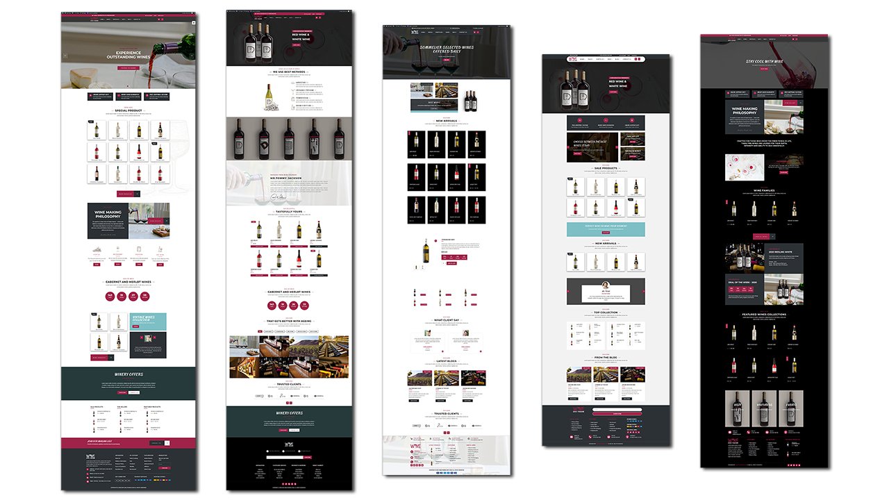 Divi Wine Shop Theme