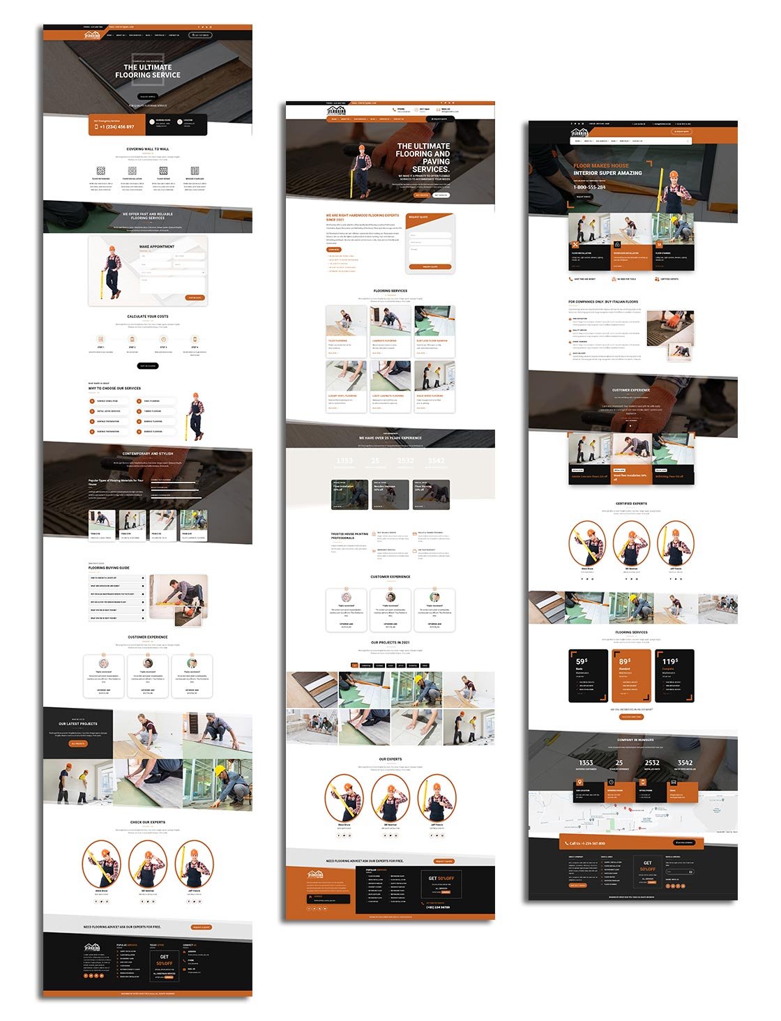 Divi Flooring Services Theme