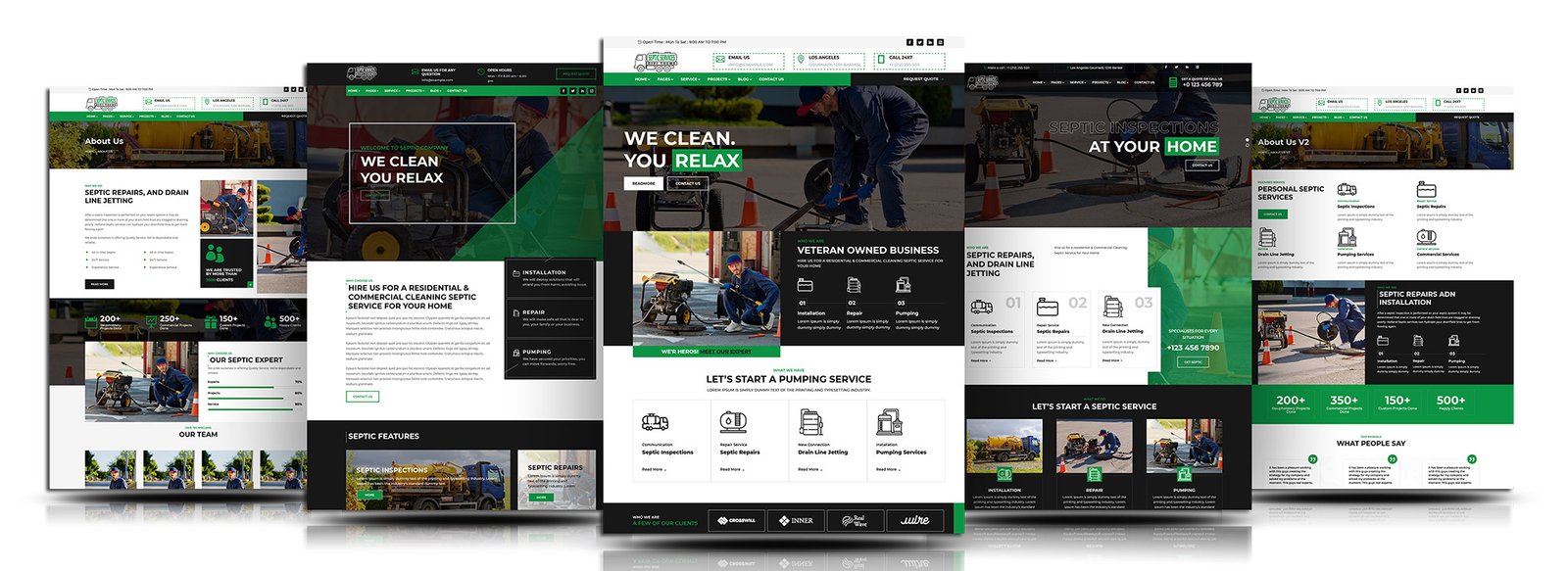 Divi Septic Services Theme