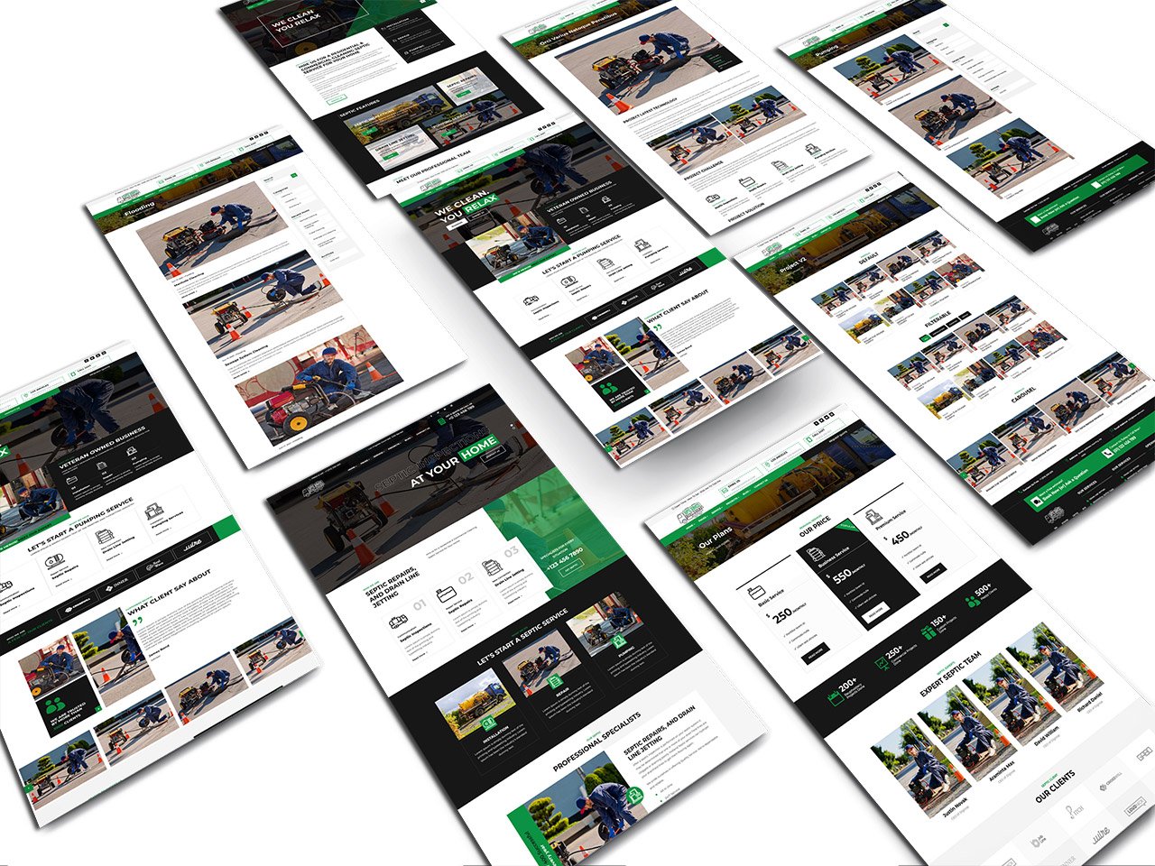 Divi Septic Services Theme