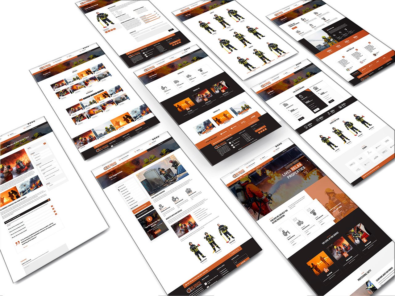 Divi Fire Services Theme