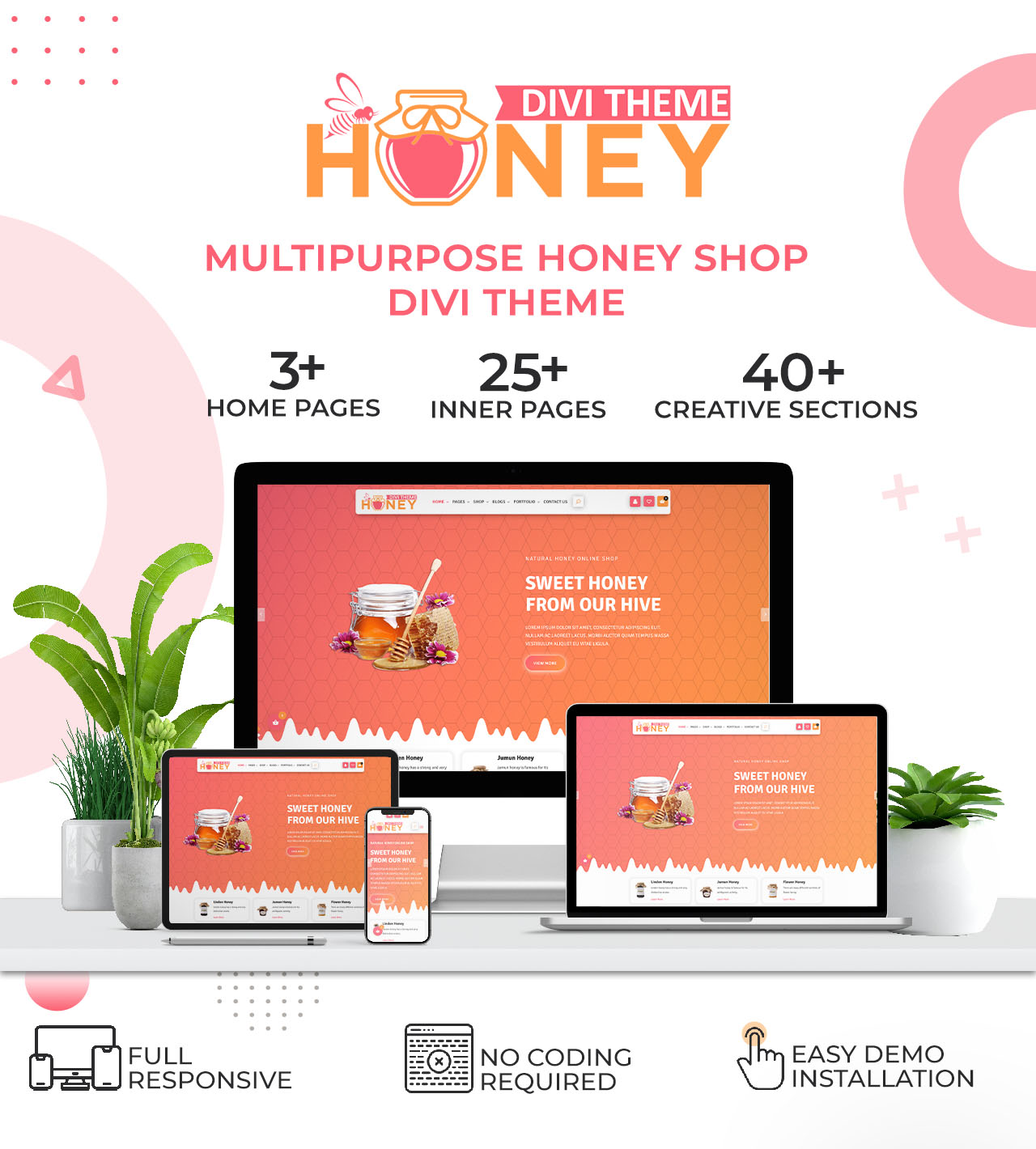 Furniture Shop Divi WooCommerce Theme intro Pages